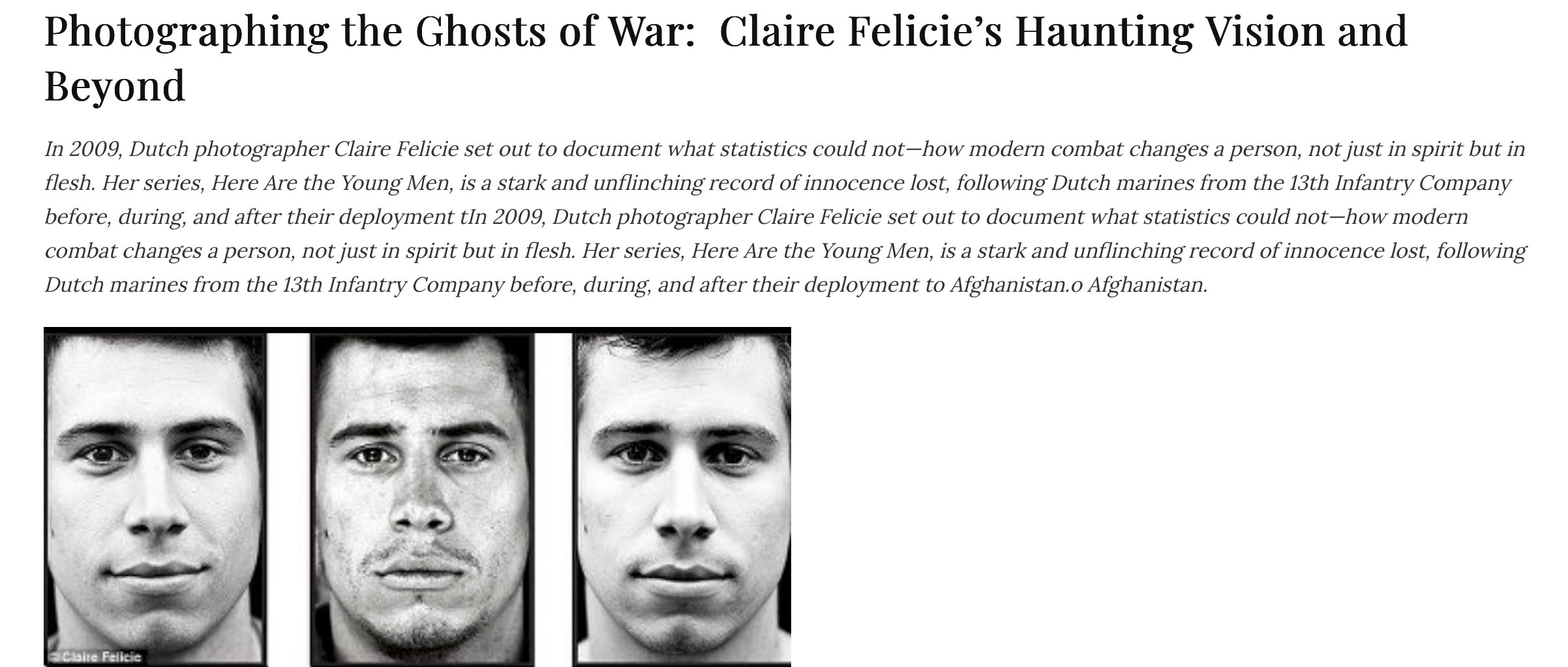Faces of War