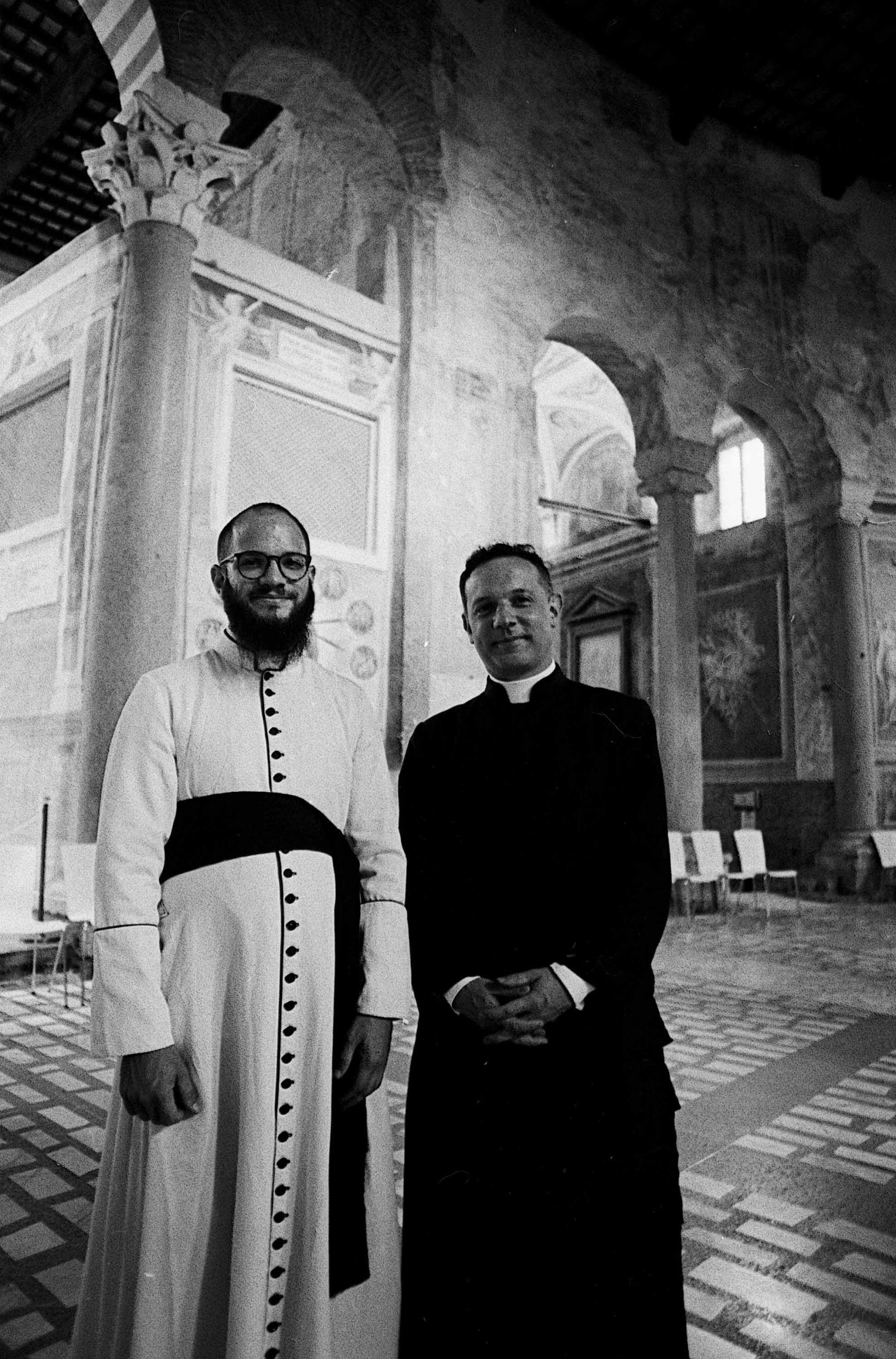 Two priests in Rome